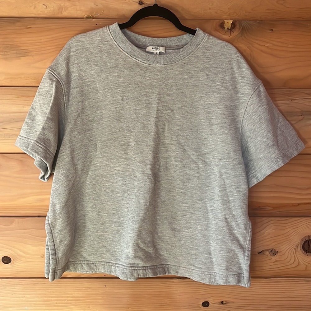 Agolde Ash Sweatshirt and Ramsey Wide Leg Sweatpant Sweat Set - Picture 8 of 13